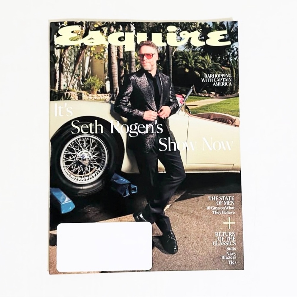⭐️5 For 25⭐️ Esquire Magazine - March 2025 - Seth Rogan